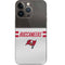 NFL Tampa Bay Buccaneers White Striped iPhone 14 Pro Skin