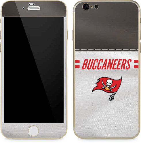 NFL Tampa Bay Buccaneers White Striped iPhone 6/6s Skin