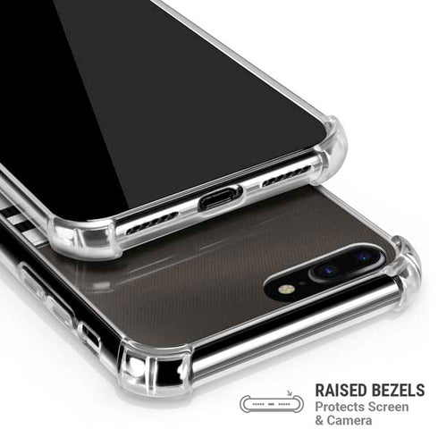 NFL Tampa Bay Buccaneers White Striped iPhone 7/8 Plus Clear Case