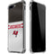 NFL Tampa Bay Buccaneers White Striped iPhone 7/8 Plus Clear Case