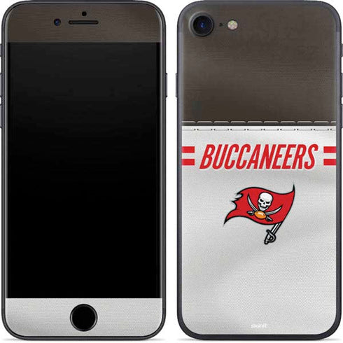 NFL Tampa Bay Buccaneers White Striped iPhone 7 Skin