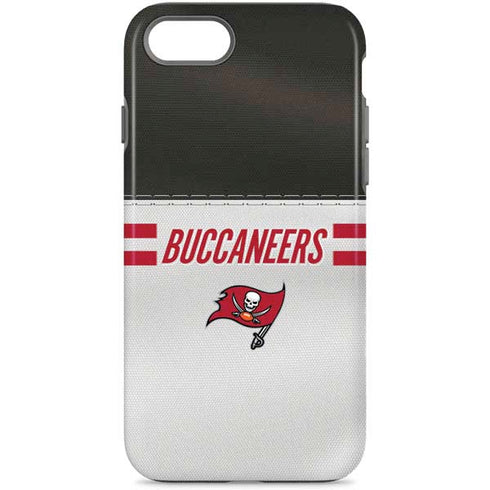 NFL Tampa Bay Buccaneers White Striped iPhone 8 Pro Case