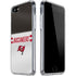 NFL Tampa Bay Buccaneers White Striped iPhone SE (2nd & 3rd Gen) Clear Case
