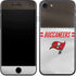 NFL Tampa Bay Buccaneers White Striped iPhone SE (2nd & 3rd Gen) Skin