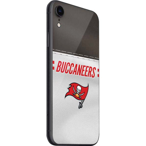 NFL Tampa Bay Buccaneers White Striped iPhone SE (2nd & 3rd Gen) Skin