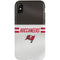 NFL Tampa Bay Buccaneers White Striped iPhone X Pro Case