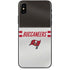 NFL Tampa Bay Buccaneers White Striped iPhone X Skin