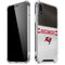 NFL Tampa Bay Buccaneers White Striped iPhone XR Clear Case