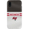 NFL Tampa Bay Buccaneers White Striped iPhone XR Pro Case