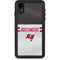 NFL Tampa Bay Buccaneers White Striped iPhone XR Waterproof Case