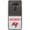 NFL Tampa Bay Buccaneers White Striped LG K51/Q51 Clear Case
