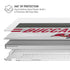 NFL Tampa Bay Buccaneers White Striped MacBook Air 13in M1 (2021) Case plus Skin