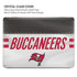 NFL Tampa Bay Buccaneers White Striped MacBook Pro 16in (2019-20) Case plus Skin