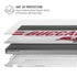 NFL Tampa Bay Buccaneers White Striped MacBook Pro 16in (2021-25) Case plus Skin