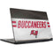 NFL Tampa Bay Buccaneers White Striped MSI GS65 Stealth Laptop Skin