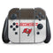 NFL Tampa Bay Buccaneers White Striped Nintendo Switch (2017-2021) Joy-Con Controller Skin