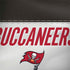 NFL Tampa Bay Buccaneers White Striped Notebook 9 Pro 13in (2017) Skin