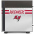 NFL Tampa Bay Buccaneers White Striped NZXT H510 Compact ATX Mid-Tower Case Skin