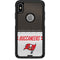 NFL Tampa Bay Buccaneers White Striped Otterbox Commuter iPhone Skin