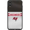 NFL Tampa Bay Buccaneers White Striped Otterbox Symmetry iPhone Skin
