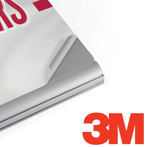 NFL Tampa Bay Buccaneers White Striped Surface Book 2 15in Skin