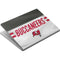 NFL Tampa Bay Buccaneers White Striped Surface Book Skin