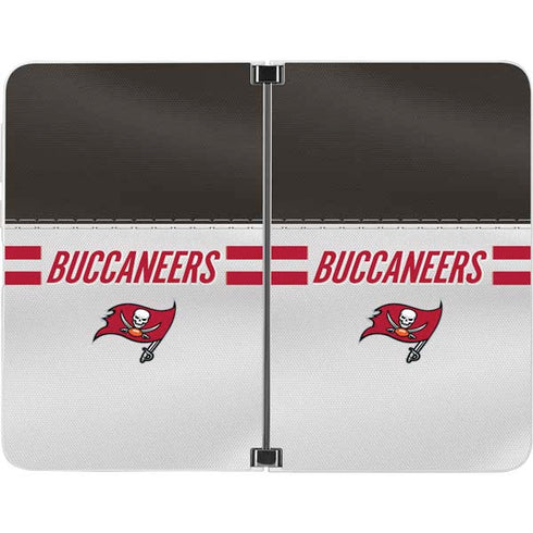 NFL Tampa Bay Buccaneers White Striped Surface Duo Skin