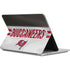 NFL Tampa Bay Buccaneers White Striped Surface Laptop Studio Skin