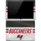 NFL Tampa Bay Buccaneers White Striped Surface Pro 4 Skin