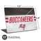 NFL Tampa Bay Buccaneers White Striped Universal Laptop 12in (9.8 x 6.8in) Skin