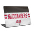 NFL Tampa Bay Buccaneers White Striped Universal Laptop 13in (10.6 x 7.6in) Skin