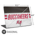 NFL Tampa Bay Buccaneers White Striped Universal Laptop 15in (12.2 x 8.8in) Skin