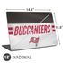 NFL Tampa Bay Buccaneers White Striped Universal Laptop 18in (14.6 x 10.6in) Skin