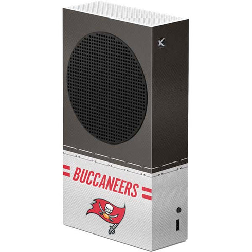 NFL Tampa Bay Buccaneers White Striped Xbox Series S Console Skin