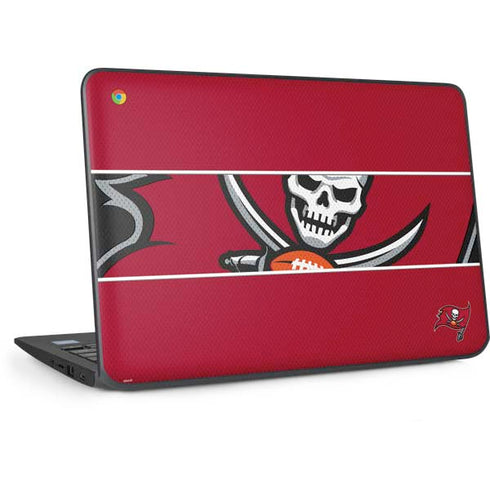 NFL Tampa Bay Buccaneers Zone Block HP Chromebook Skin