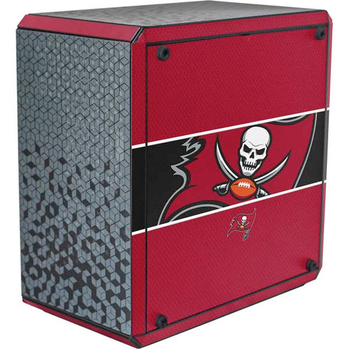 NFL Tampa Bay Buccaneers Zone Block Cooler Master MasterBox Q300L Mini Tower Skin