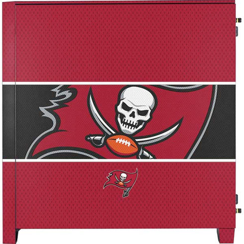 NFL Tampa Bay Buccaneers Zone Block Corsair 4000D Tempered Glass Mid-Tower ATX Case Skin
