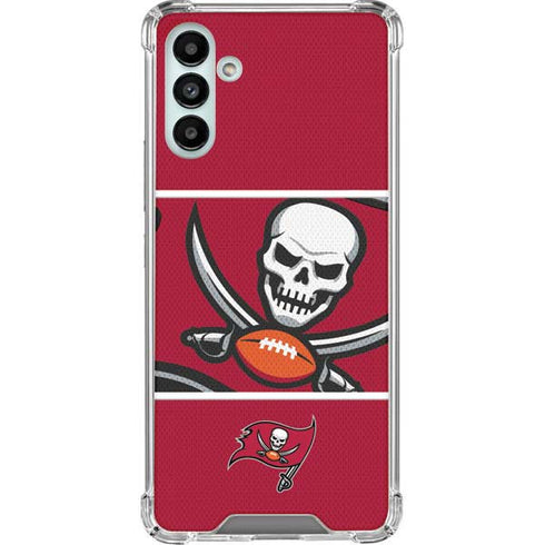 NFL Tampa Bay Buccaneers Zone Block Galaxy A13 5G Clear Case