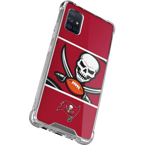 NFL Tampa Bay Buccaneers Zone Block Galaxy A51 5G Clear Case