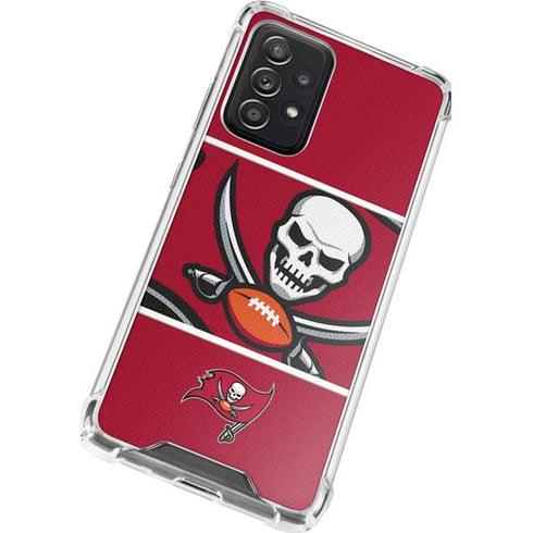 NFL Tampa Bay Buccaneers Zone Block Galaxy A52 5G Clear Case