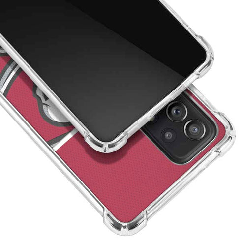 NFL Tampa Bay Buccaneers Zone Block Galaxy A52 5G Clear Case