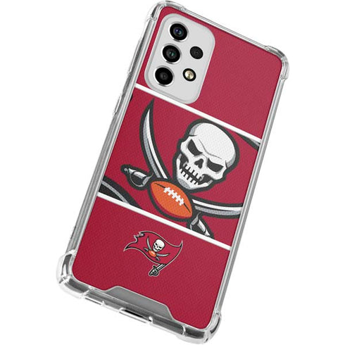 NFL Tampa Bay Buccaneers Zone Block Galaxy A53 5G Clear Case