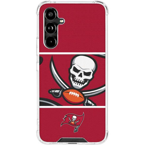 NFL Tampa Bay Buccaneers Zone Block Galaxy A54 5G Clear Case