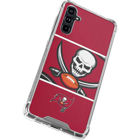 NFL Tampa Bay Buccaneers Zone Block Galaxy A54 5G Clear Case