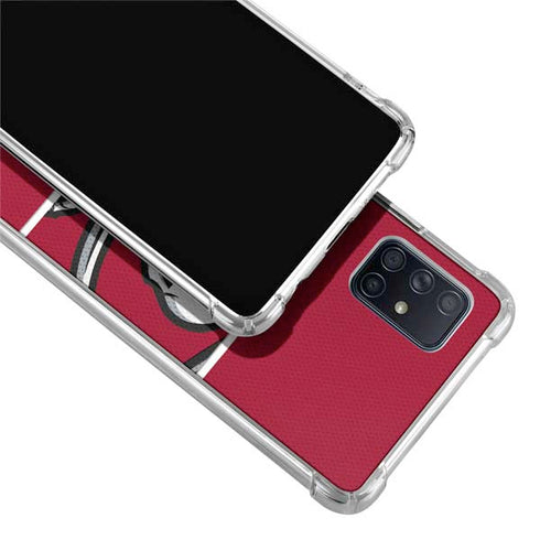 NFL Tampa Bay Buccaneers Zone Block Galaxy A71 5G Clear Case