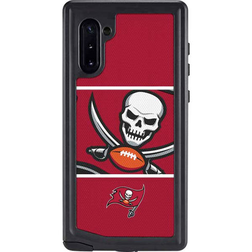 NFL Tampa Bay Buccaneers Zone Block Galaxy Note 10 Waterproof Case
