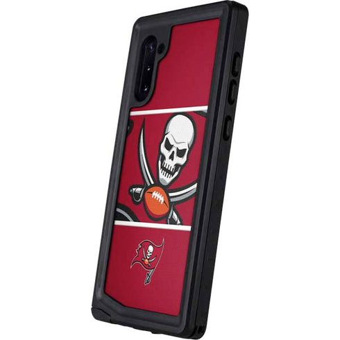 NFL Tampa Bay Buccaneers Zone Block Galaxy Note 10 Waterproof Case