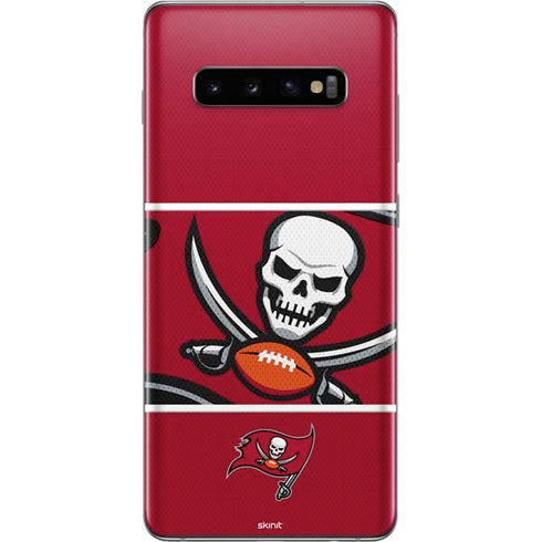 NFL Tampa Bay Buccaneers Zone Block Galaxy S10 Plus Skin