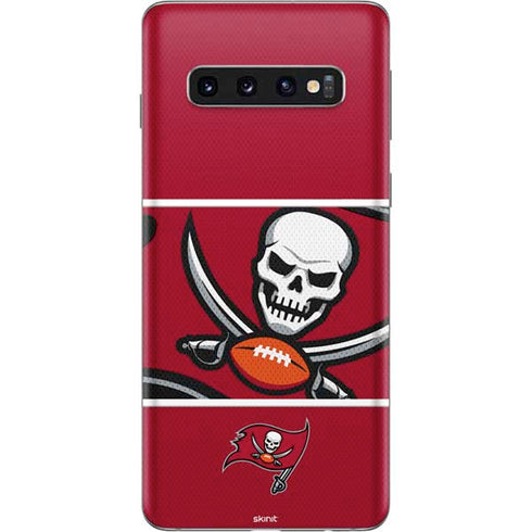 NFL Tampa Bay Buccaneers Zone Block Galaxy S10 Skin