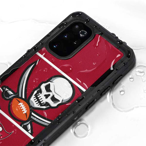 NFL Tampa Bay Buccaneers Zone Block Galaxy S20 Plus Waterproof Case